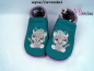 Preview: Lederpuschen Katze mit Blumenschmuck